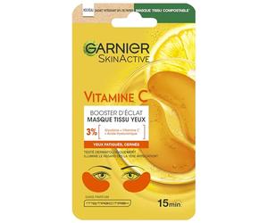 Garnier Glow Booster - Mascarilla Ocular Vitamina C - Naranja