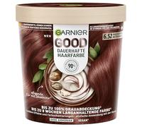 Garnier GOOD 6.52 - Coloración permanente caoba caoba y castaño - Coloración sin amoniaco, fórmula vegana, cobertura de hasta 100% canas, color de larga duración, con agradable aroma, 1 unidad