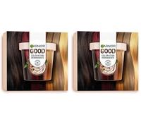 GARNIER GOOD Coloración Permanente Premium Starter Kit, Color Brillante, 100% Cobertura de Canas, Color Duradero 8 Semanas, 90% Origen Natural, Sin Amoniaco, Vegano, Cruelty Free, 9.1 Rubio Vainilla