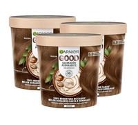 Garnier Good Pack 3 6.0 Castaño Mocaccino Sin Amoniaco | Coloración Permanente, Enriquecida con Aceite de Oliva, Sin Amoniaco, 90% Origen Natural, Garnier Good