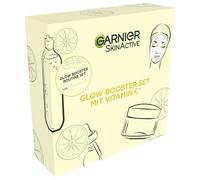 Garnier Juego de cuidado facial con vitamina C, set de regalo con agua limpiadora de micelas, máscaras de tela, suero antimanchas oscuras y cuidado hidratante, para una tez radiante, SkinActive, 4