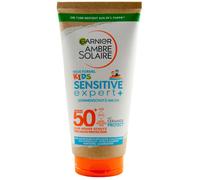 Garnier Ambre Solaire Kids Sensitive Expert+ - Leche de protección solar para niños con protección solar muy alta, antideshidratación, Ambre Solaire Kids Sensitive expert+, 1 x 175 ml