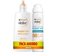 Garnier Lote de DELIAL Bruma Facial FPS50 75 ml + Crema Facial Fluida FPS50 | Lote de DELIAL Bruma Facial FPS50 75 ml + Crema Facial Fluida FPS50. Para protección solar diaria de la piel.