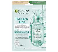 Garnier Mascarilla facial para todo tipo de piel, refrescante e hidratante, con ácido hialurónico y aloe vera, bomba Hydra, 28 g