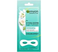 Garnier - Mascarilla para ojos, agua de coco + ácido hialurónico, 5 unidades