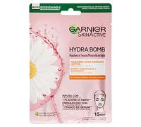 Garnier Maschera in Tessuto Skin Active Hydra Bomb, Formula Idratante e Lenitiva per Pelli Secche e Sensibili, Camomilla, Confezione da 5 Pezzi