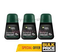 Garnier Men Magnesium Ultra Dry Desodorant Roll-On 72H Protección 50ml Paquet...