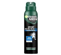 Garnier Men Xtra Time 96h Sport Deo Spray Maximum Strength Anti-Perspirant 0% Alcohol specially designed for maximum efficiency and protection 150ml - x 6 (Pack of 6)