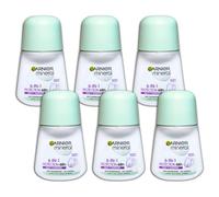 Garnier Mineral Desodorante Roll-on Protection 48H 6 en 1, 6 x 50 ml, 6 unidades