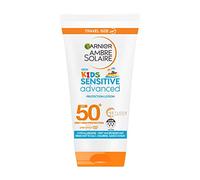Garnier Niños Sensitive Advanced - Protector Solar para Pieles Claras, Sensibles e Intolerantes al Sol, IP50+ - 50 ml (Formato Viaje)