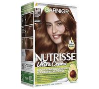 Garnier Nutrisse Creme Coloración Permanente, Tono 5.35 Chocolate | Con 4 Aceites Naturales de Aguacate, Oliva, Karité y Arándano, 100% Cobertura de Canas, Hasta 8 Semanas, Nutrisse