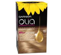 Garnier Olia 8.0 Blond Tinte permanente sin amoniaco con aceites naturales nutritivos, cobertura completa de canas, coloración permanente, 1 unidad