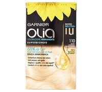 Garnier Olia, coloración permanente del cabello, rubio superrubio 110, rubio muy claro, natural, intenso