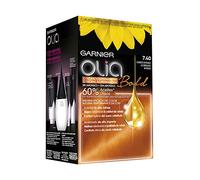 Garnier Olia Coloración Permanente sin Amoniaco, Bold Cobrizo Intenso 7.40 - Paquete de 3