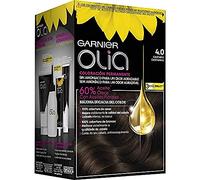 Garnier Olia coloración permanente sin amoniaco para un olor agradable con aceites florales de origen natural - Castaño 4.0