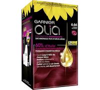 Garnier - Olia - Coloration Permanente à l’Huile Sans Ammoniaque Carmin - 6.66 Carmin Eclatant