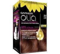 Garnier - Olia - Coloration Permanente à l’Huile Sans Ammoniaque Châtain - 5.5 Châtain Clair Acajou