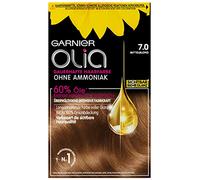Garnier Olia Haar Coloration / coloración para el pelo contiene 60% de intensa Farbkraft Blumen-Öle - sin amoniaco - 3 x 1 unidades