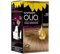 Garnier Olia Haar Coloration/coloración para el pelo contiene 60% de intensa Farbkraft Blumen-Öle - sin amoniaco - 3 x 1 unidades