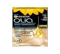 Garnier Olia - Tinte de pelo sin amoniaco, cubre 100% cabello blanco, fórmula vegana, rubio natural muy claro, intenso