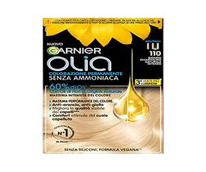 Garnier Olia - Tinte de pelo sin amoniaco, cubre 100% cabello blanco, fórmula vegana, rubio natural muy claro, intenso