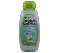 Garnier Original Remedies Champú 300 ml. Agua de Coco y Aloe Vera 【ROUA】