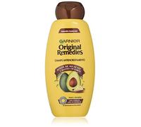 Garnier Original Remedies - Champú con Aceite de Aguacate y Manteca de Karité para Pelo Rebelde y Escrespado - 600 ml