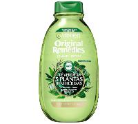 Garnier Original Remedies Champú Té Verde y 5 Plantas 400 ml