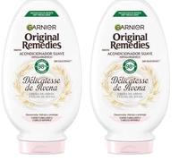Garnier Original Remedies Delicatesse de Avena Acondicionador Suave Calmante, para Pelo Normal y Sensible, 250 ml (Paquete de 2)