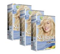 Garnier Pack de 3, Nutrisse Creme coloración permanente con mascarilla