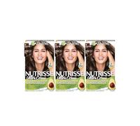 Garnier Pack de 3, Nutrisse Ultra Crème Sin Siliconas Coloración Permanente | Pack de 3, Nutrisse Ultra Crème Sin Siliconas Coloración Permanente. Para fijación y peinado del cabello con resultado.