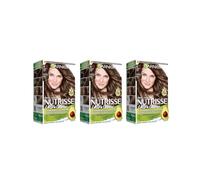 Garnier Pack de 3, Nutrisse Ultra Crème Sin Siliconas Coloración Permanente | Pack de 3, Nutrisse Ultra Crème Sin Siliconas Coloración Permanente. Para fijación y peinado del cabello con resultado.