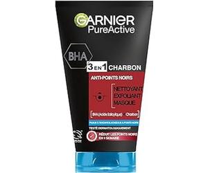 Garnier Pure Active 3in1 Charcoal Intensive Cleansing Gel - Anti-Blackhead