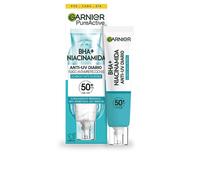 Garnier - PURE ACTIVE BHA + NIACINAMIDA fluido anti-imperfecciones mate invisible SPF50+ Protección solar 40 ml unisex