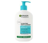 Garnier Pure Active Facial Cleansing, Removes Impurities, Oil and Makeup with Hyaluronic Acid, Ceramide and Clay, Hydrating Deep Cleanser, 1 x 250 ml