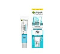Garnier Pure Active Fluido Anti-imperfecciones Anti-UV Diario FPS50+ con BHA y Niacinamida, acabado Mate e Invisible, para pieles grasas con tendencia acneica, 40 ml
