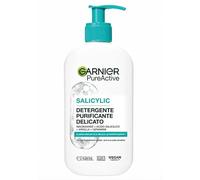Garnier Pure Active - Limpiador facial salicílico, 250 ml, 8,45 oz | Limpiador facial suave con ácido salicílico, niacinamida, arcilla y ceramida; 250 ml (8,45 fl oz).
