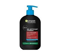 Garnier PureActive - Gel limpiador de carbón BHA antipuntos, 250 ml, color | BHA & carbón, Desincrustante poros, Vegano & cruelty free, Fórmula clínicamente probada, Lucha imperfecciones