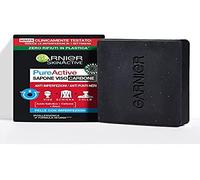Garnier PureActive - Jabón facial y corporal de carbón, antiimperfecciones, fórmula vegana con 98% de ingredientes naturales, 100 g