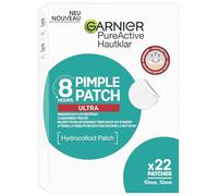 Garnier PureActive Pimple Patches Ultra Parches ultragrueso de 420 micrones con Tecnología Hidrocoloide, reduce granitos maduros en 8 horas. Dos Tamaños x 22
