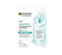 Garnier PureActive Salicylic+ Tissue Mask 28g | Mascarilla de tejido cuida la piel con ácido salicílico+