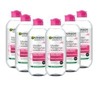 Garnier - R mizellen reinigungswasser, agua de purificación micelas para piel seca, (6 x 400 ml) paquete de 6