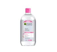 Garnier Skin Active, Agua Micelar Clásica Todo en Uno, Desmaquillante, Limpiador Facial, Limpia Rostro, Labios y Ojos, Sin Aclarado, para Todo Tipo de Pieles, Formato Maxi, 700 ml