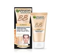 Garnier Skin Active BB Cream Clásica Perfeccionador Prodigioso para Pieles Normales, Tono Claro SPF15 con Vitamina C - 50 ml - 2 unidades