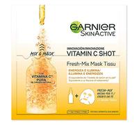 GARNIER Skin Active Fresh Mix Mask Tissu - Mascarilla Hidratante con Vitamina C