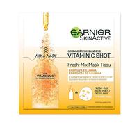 GARNIER Skin Active Fresh Mix Mask Tissu - Mascarilla Hidratante con Vitamina C
