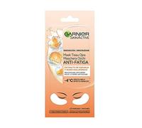 Garnier Skin Active Mask Tissue Mascarilla De Tela Contorno De Ojos Anti-Fatiga Y Anti-Ojeras Con Ácido Hialurónico Y Extracto De Naranja.