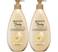 Garnier Skin Active oil beauty nährende - Aceite leche, Pack de 1 x 400 ml (Paquete de 2)