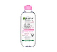 Garnier Skin Naturals micelar Agua Limpiadora 400ml | Fórmula vegana sin fragancia, adecuada para todo tipo de piel, incluso sensible, piel activa, 400 ml