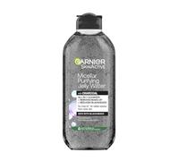 Garnier SkinActive - Agua de gelatina purificadora micelar, 400 ml, limpiador todo en uno, elimina el maquillaje, reduce los puntos negros, dermatológicamente probado, uso con almohadillas ecológicas